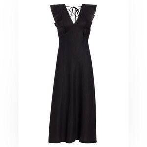 Constance Linen Midi Dress (rails)